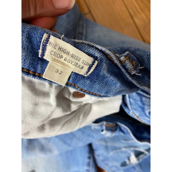 Madewell The High-Rise Slim Boyjeans: Raw Hem 32 - Picture 5 of 7